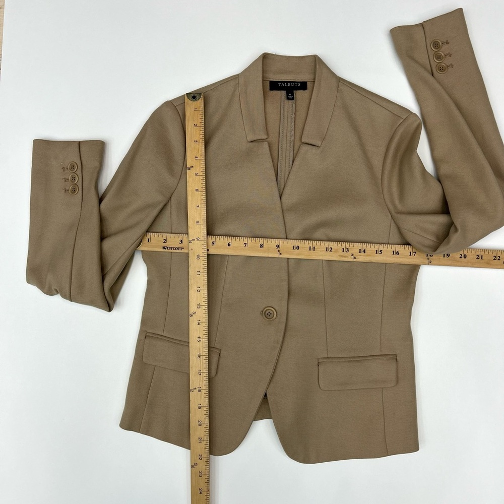 Talbots~ Women’s Button-Down Sand Jacket - image 5